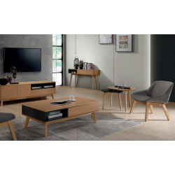 Salón comedor roble natural