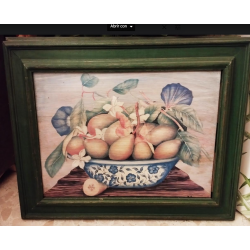 Pareja de cuadros frutas