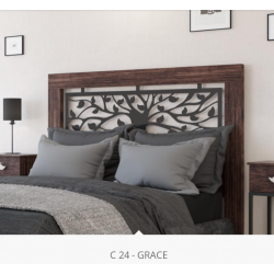 Cabezal forja y madera