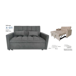 Sofá cama en dos colores...