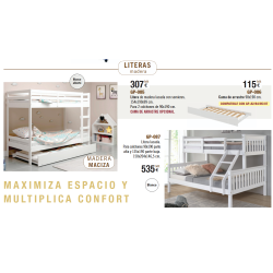 Especial camas literas y...